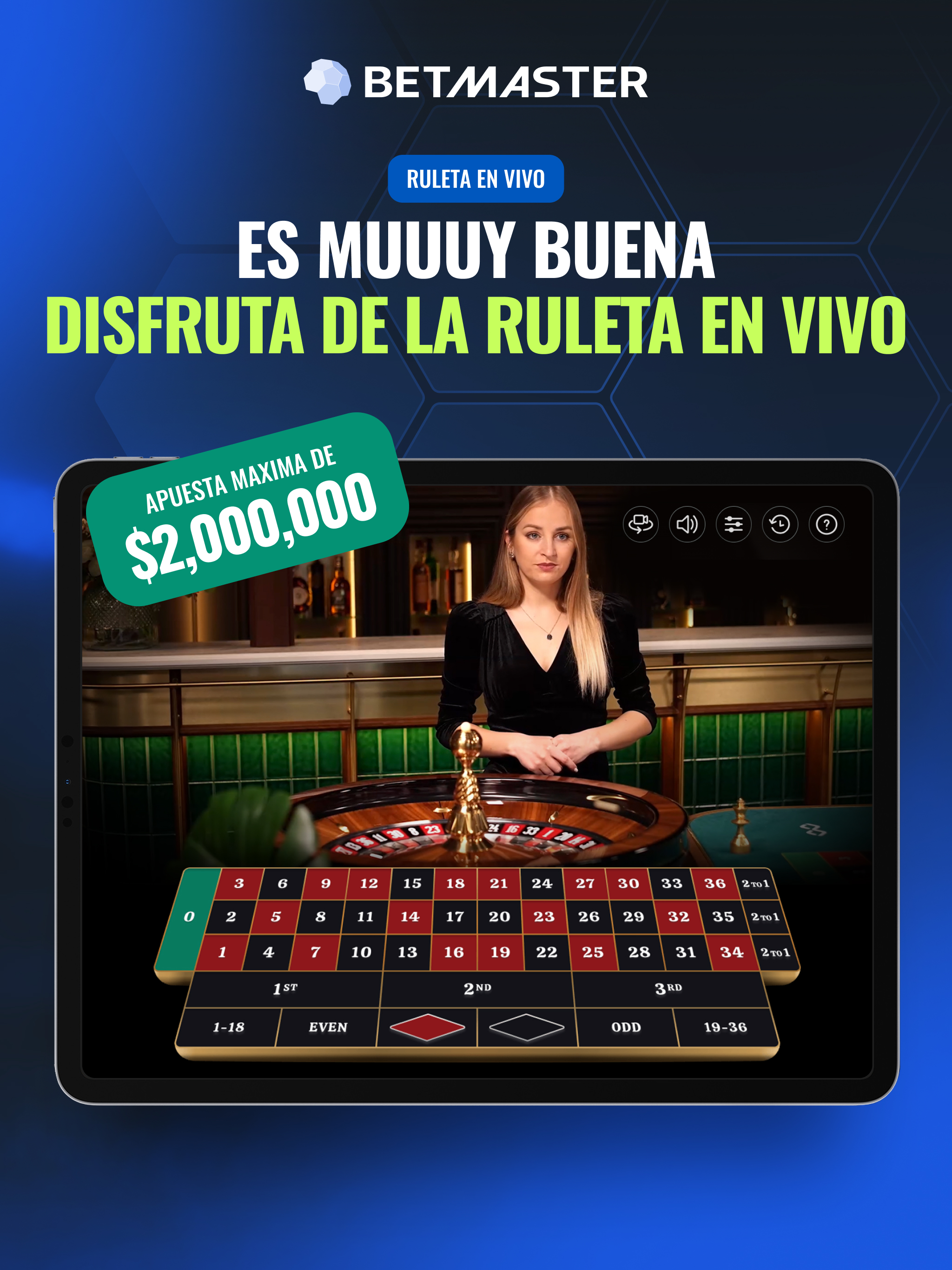 Betmaster - Casino En Vivo