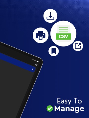 US Bank Statements PDF to CSV iPad screenshot
