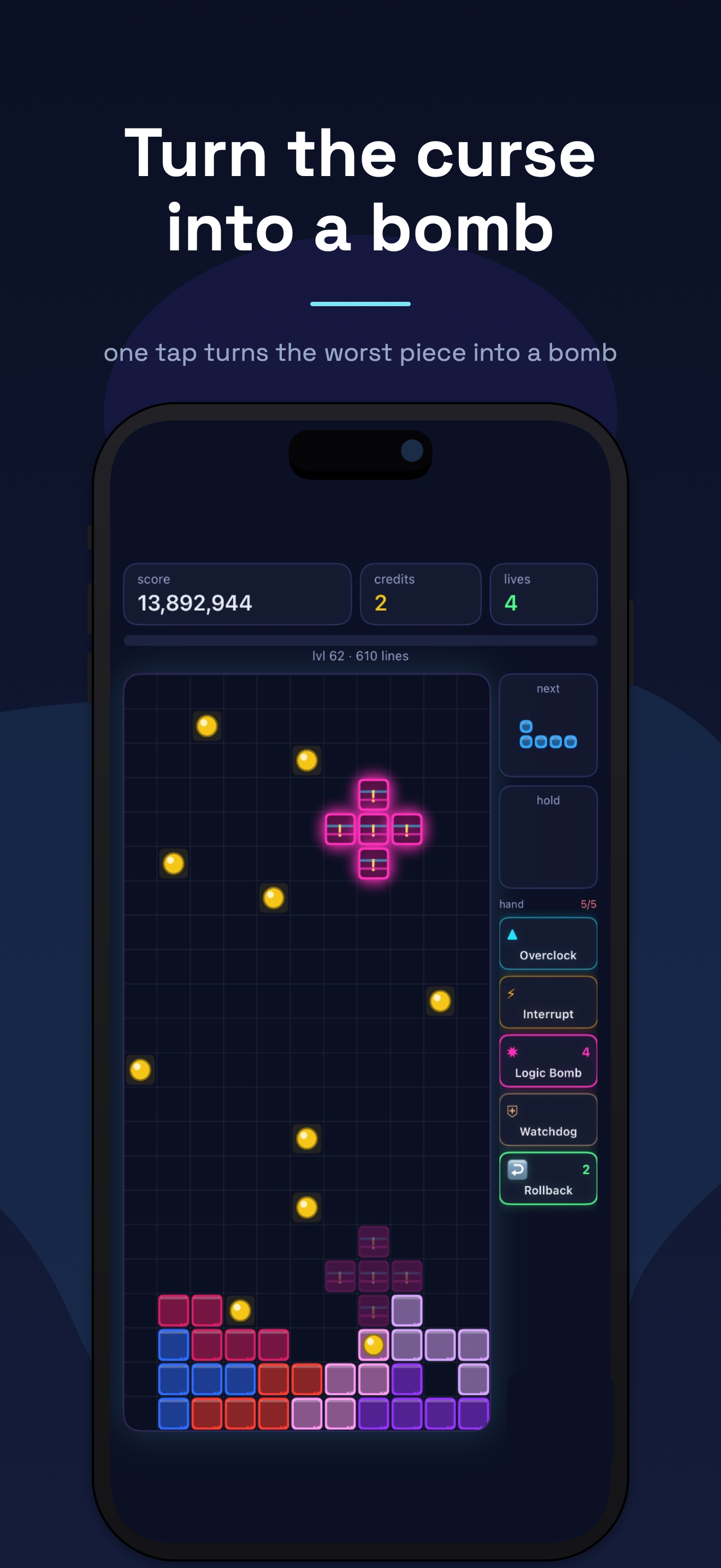 Ominomicon - Falling Blocks screenshot 6