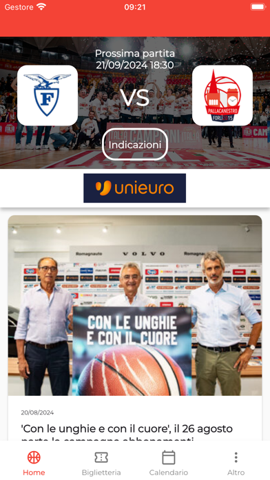 Pallacanestro Forlì 2.015 Screenshot