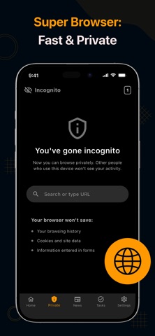 Super Browser: Fast & Private Screenshot 3 of 5