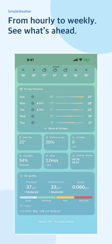 SimpleWeather - Compare Screenshot 3 of 3
