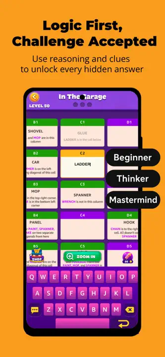 Crossword - Word Hike screenshot 1