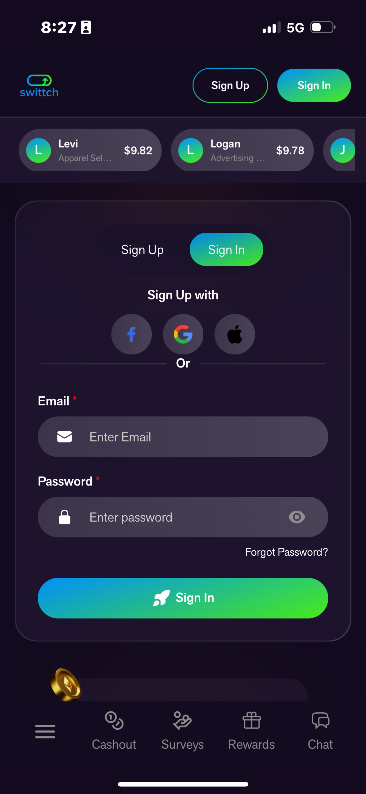 Swittch - Surveys & Rewards