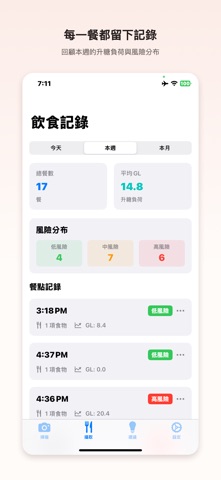 守護愛 SugAI 血糖飲食管理 iPhone screenshot