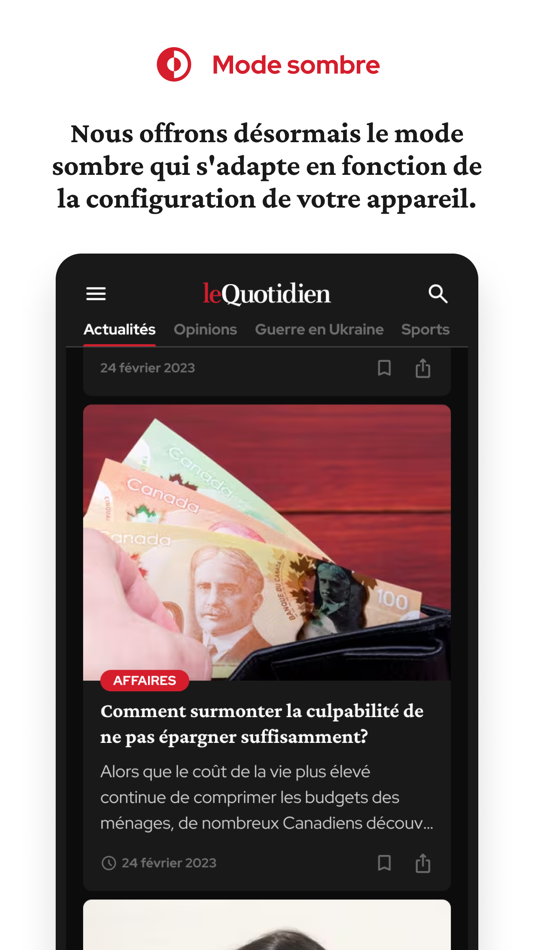 #6. Le Quotidien (iOS) By: Cooperative nationale de l'information independante, Coop de solidarite
