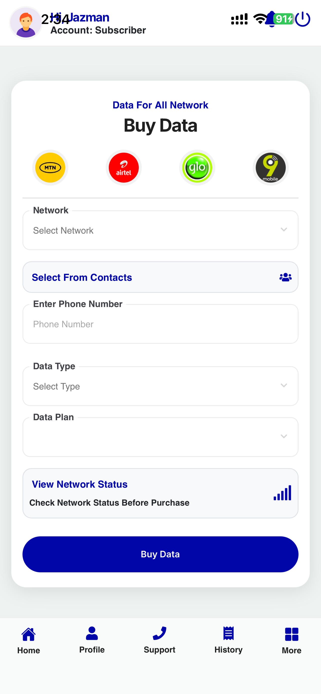 Alfadatasub | Buy Data Bundle