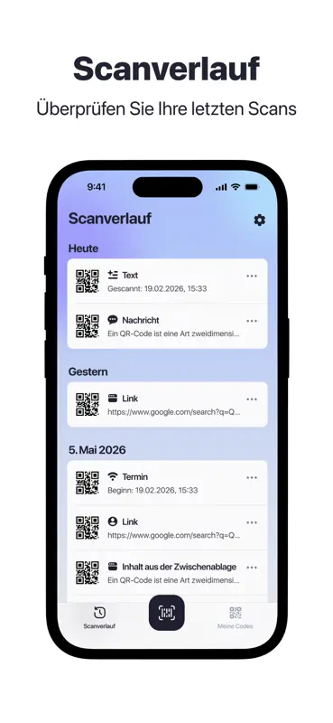 QR Code Reader＋Barcode Scanner screenshot 3 of 5