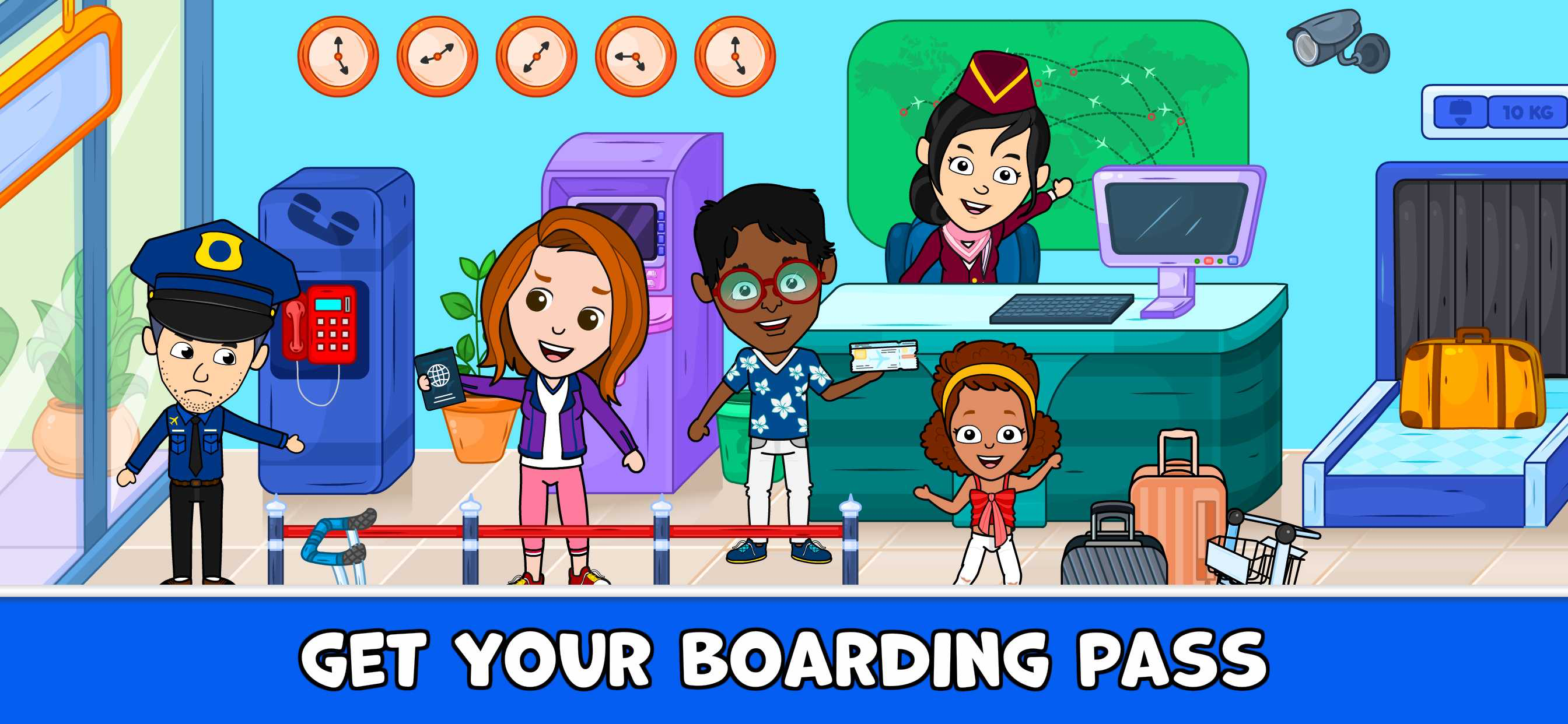Tizi Airplane Games For Kids
