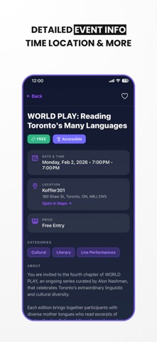 TO Events Screenshot 3 of 6