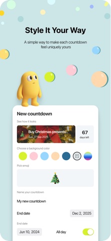 Countdown - Reminders & Widget Screenshot 3 of 4