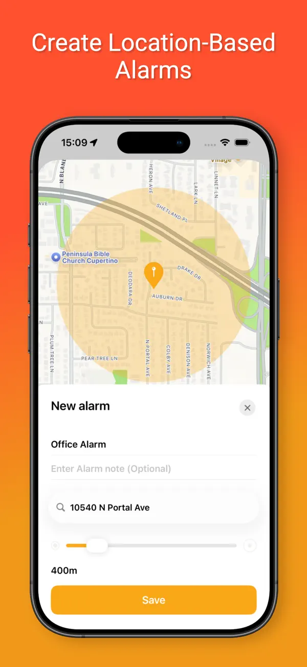 Screenshot #1 pour Localarm: Alarme Trajet