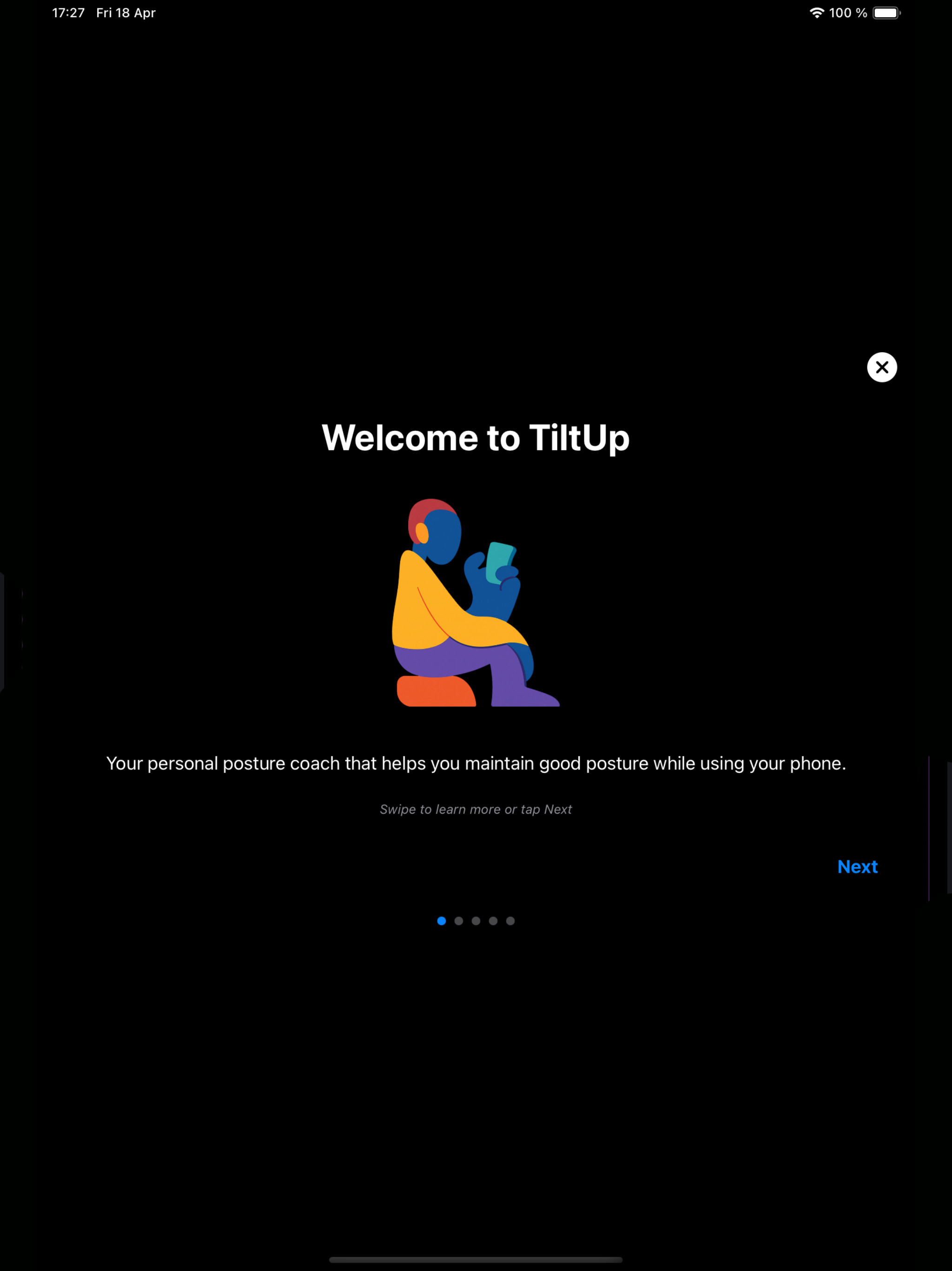 TiltUp: Posture Tracker
