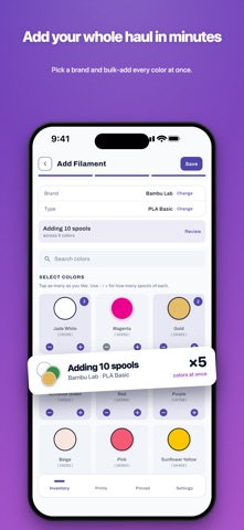 Spool Tracker - SpoolVault Screenshot 2 of 6