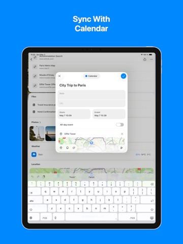 Weekendly - Event Planner iPad screenshot