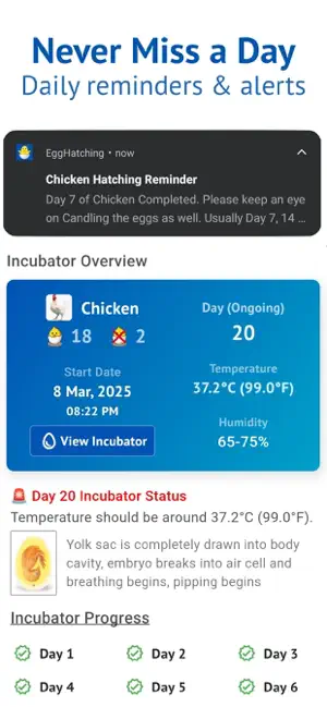 Egg Incubator & Hatch Manager screenshot 2
