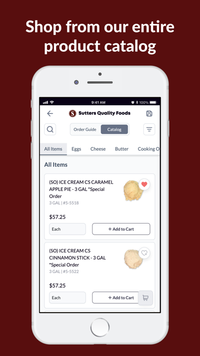 Sutters Foods Screenshot