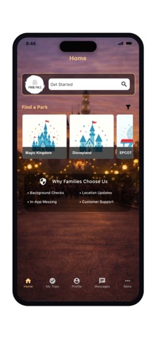 MyParkPals iPhone screenshot