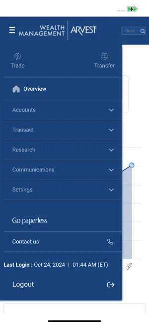 Arvest Wealth Portal screenshot 2
