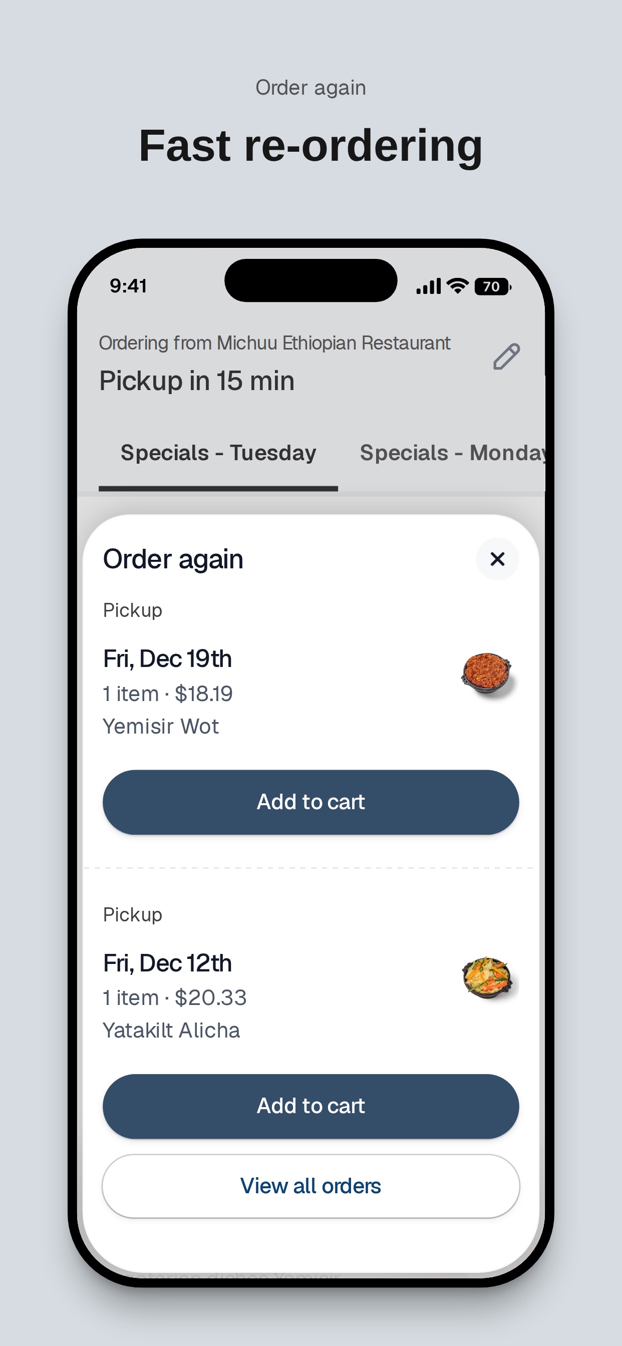 Screenshot 4 of Michuu Ethiopian Restaurant