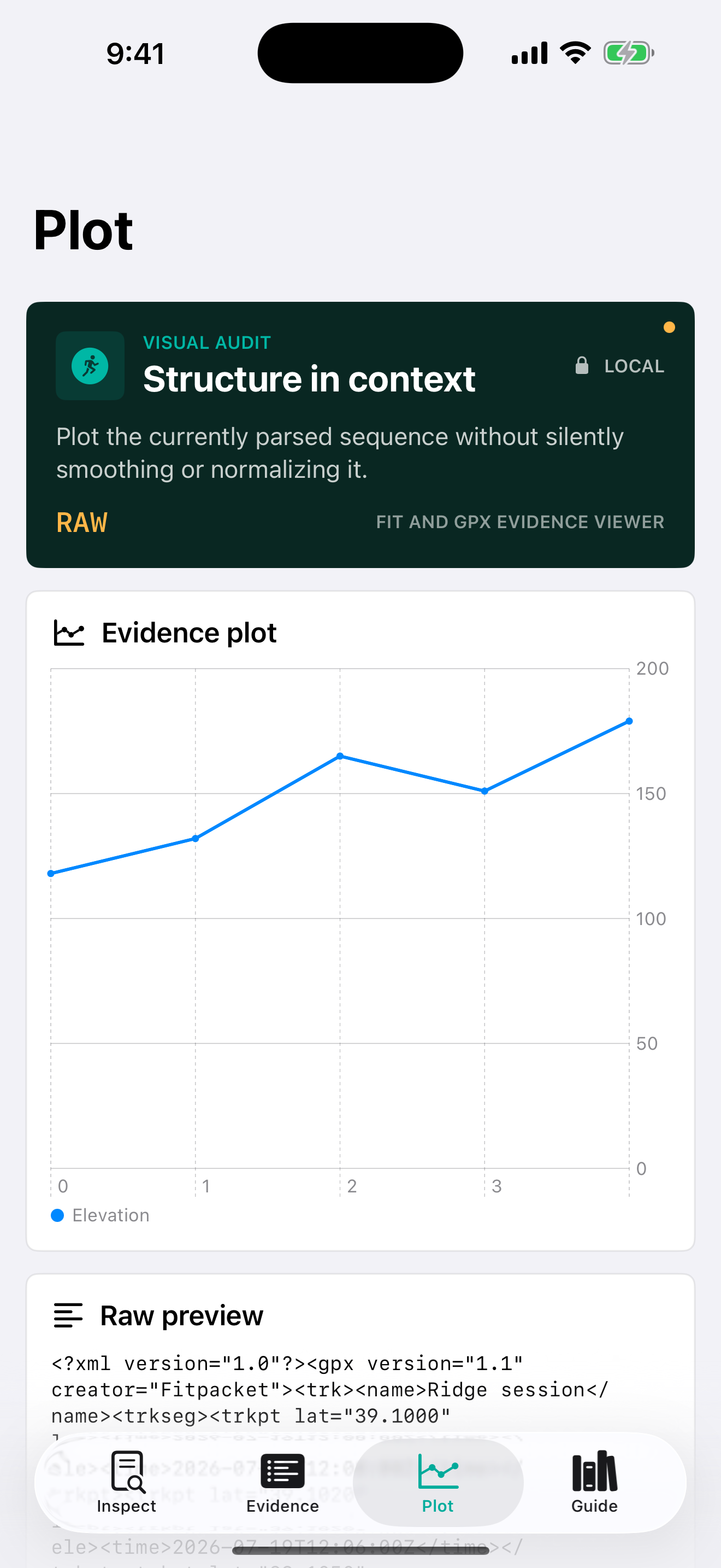 Fitpacket: Activity Files screenshot 2 of 4