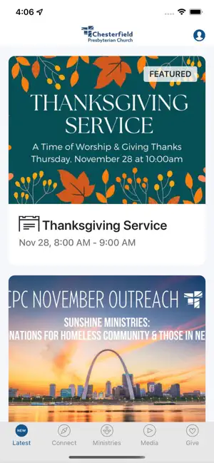 Chesterfield Presbyterian screenshot 2