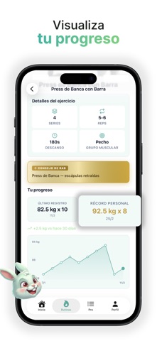 Rabtine: Rutinas Gym con IA screenshot