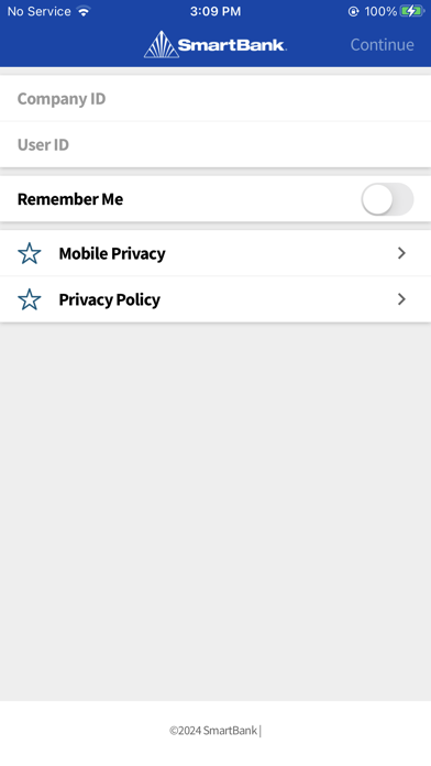 SmartBank Business Screenshot
