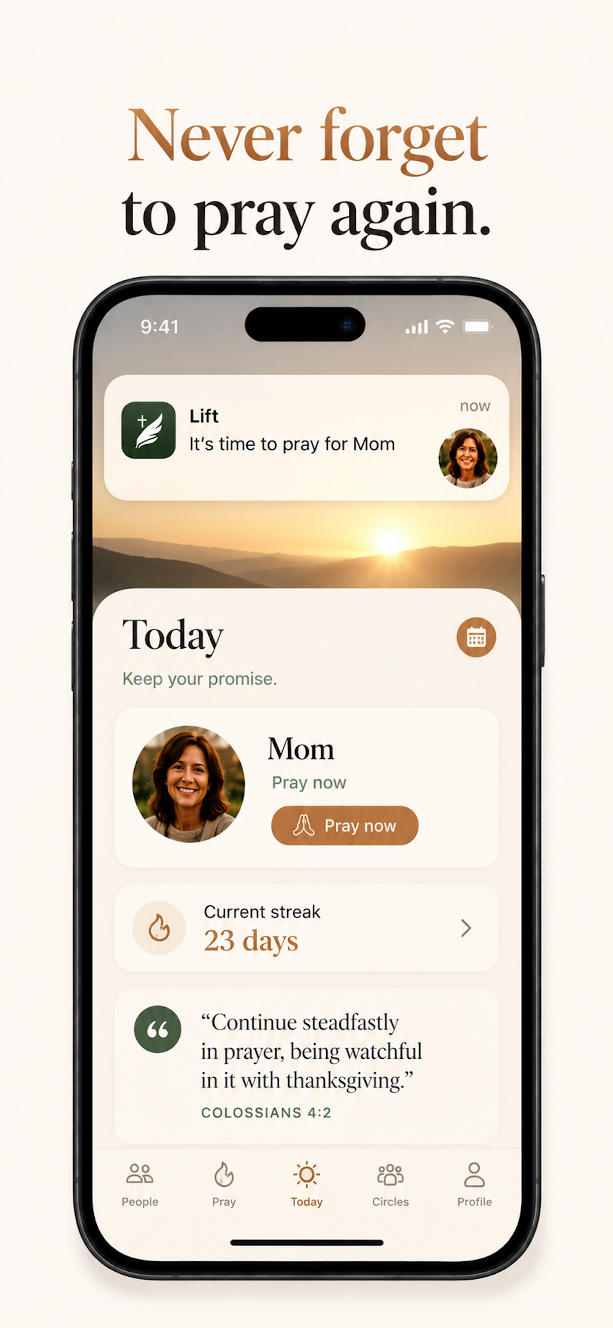 Lift: Pray for People You Love screenshot 6