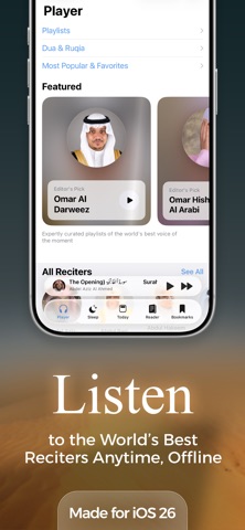 Quran Pro: Read, Listen, Study iPhone screenshot