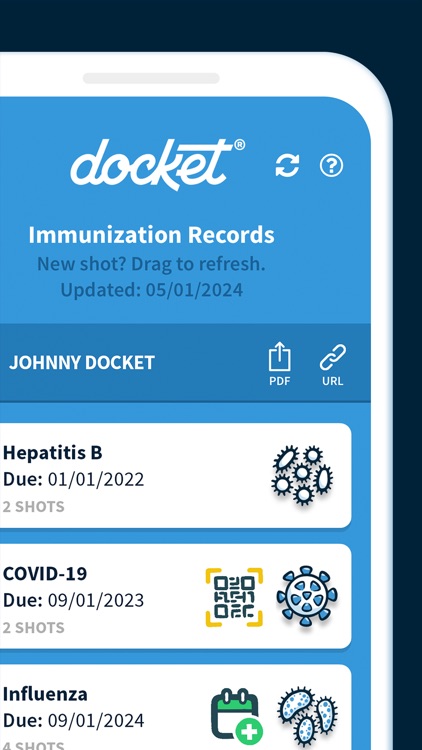 Docket® - Immunization Records