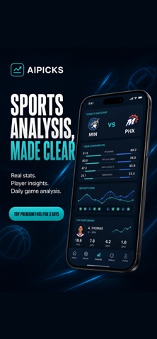 AIPicks Sports Analytics Screenshot 1 of 10