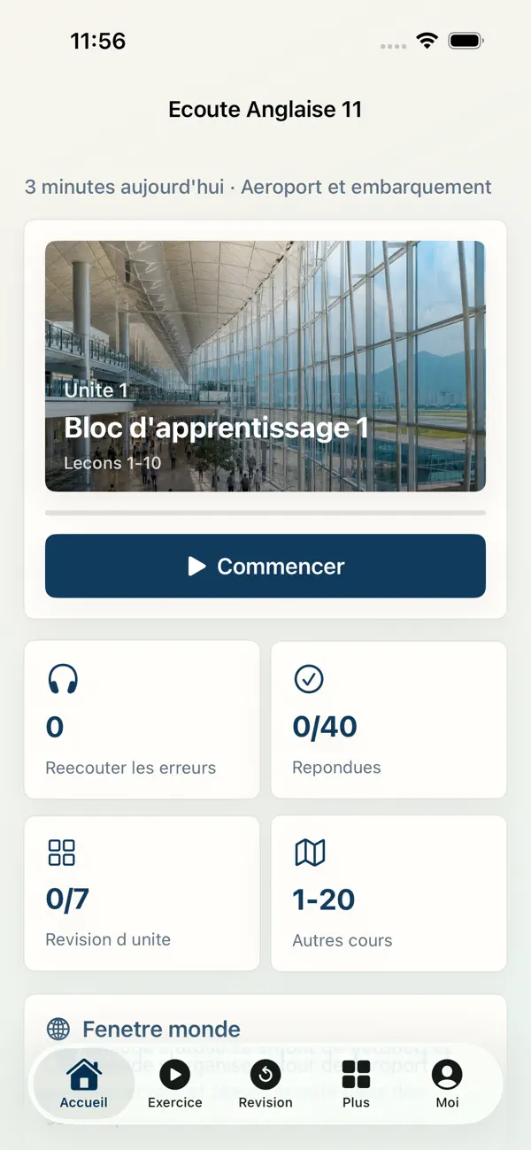 Screenshot #1 pour Ecoute Anglaise 11