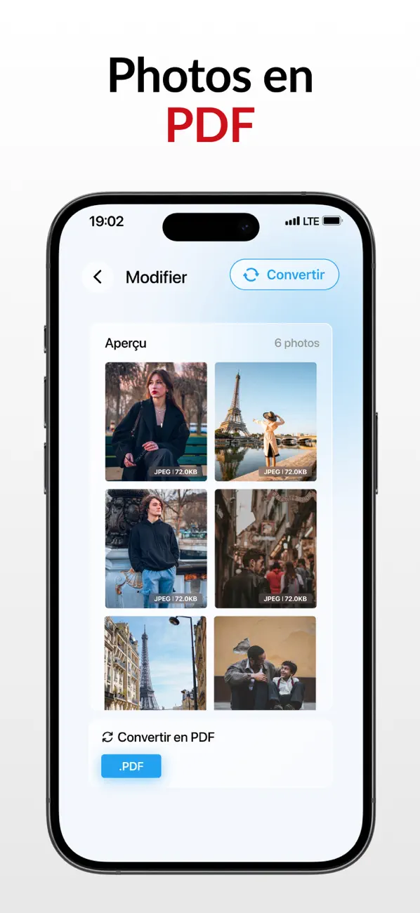 Screenshot #2 pour Convertisseur PDF・Photo en PDF