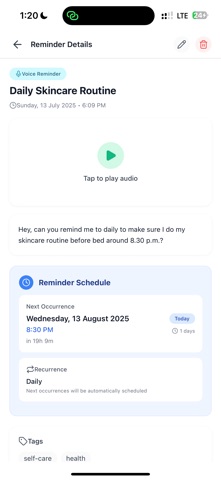Remember: AI Voice Reminder screenshot