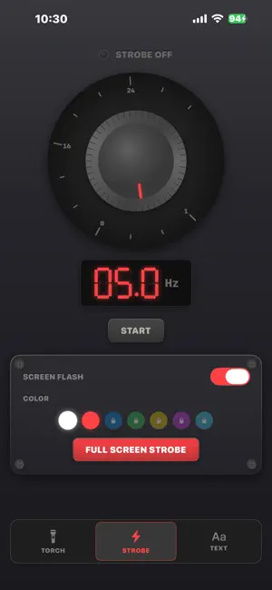 Torch AB Strobe and Texts screenshot 3
