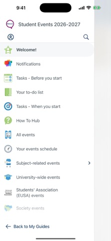 University of Edinburgh Events iPhone screenshot 3