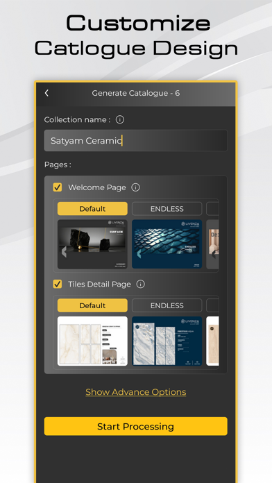 Tiles Catalogue Maker Screenshot