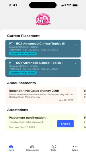 Exxat Student screenshot 1