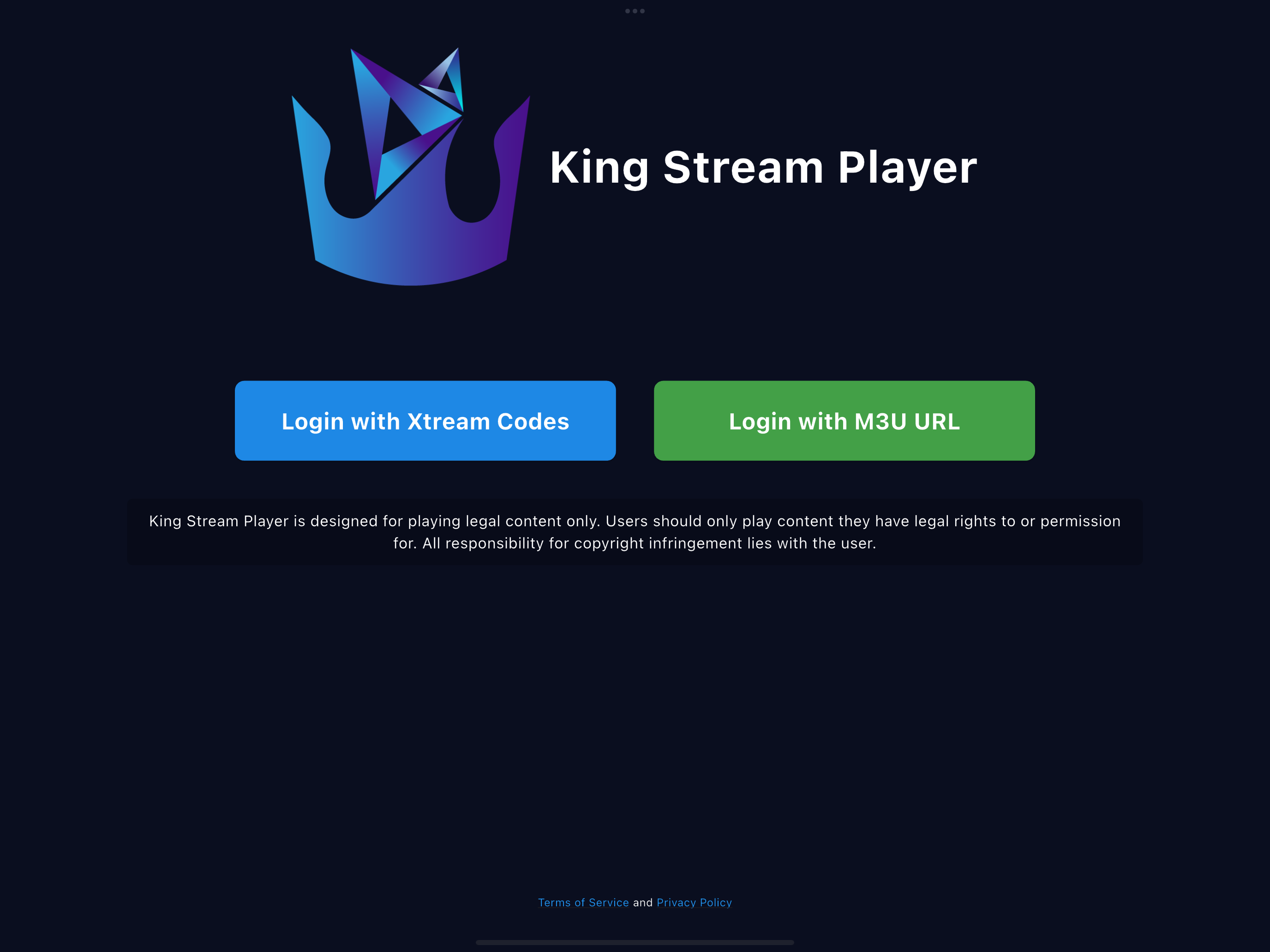 King Stream Player