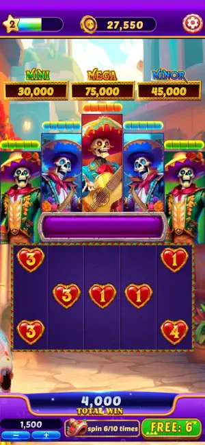 Dead and Love slots screenshot 3