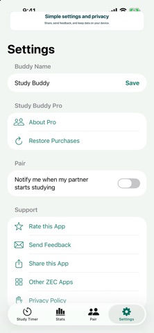 Study Buddy Timer Screenshot 9 of 9