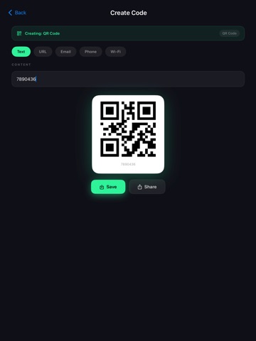 QR Code Scanner - scan barcode iPad screenshot