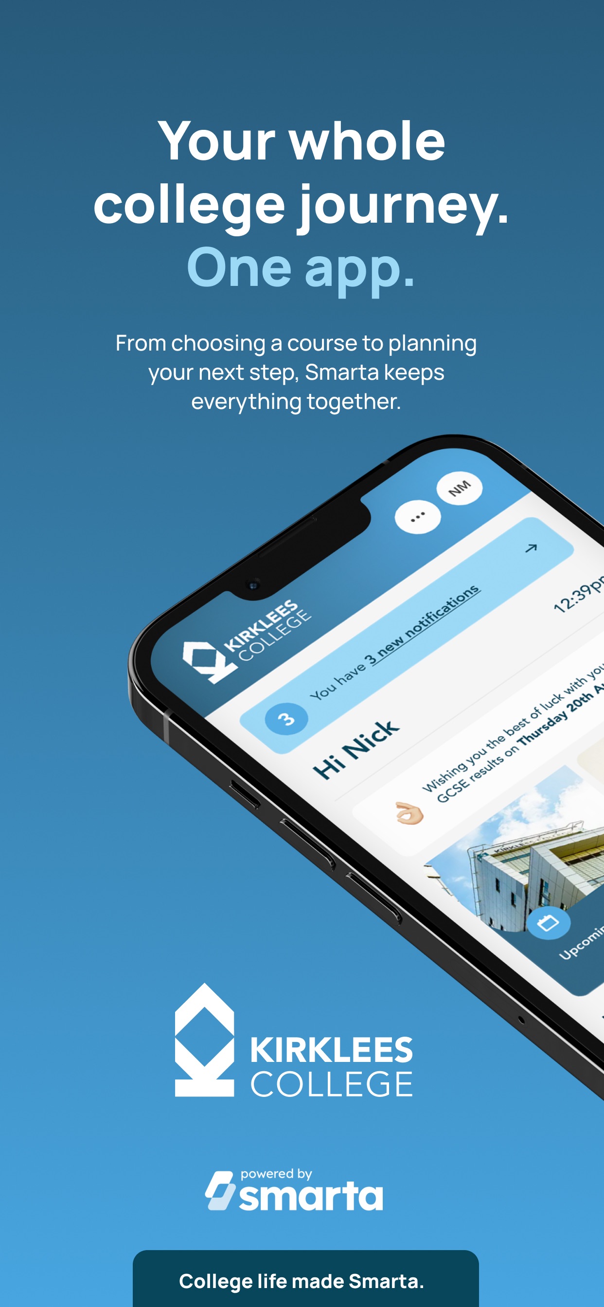 Screenshot 1 of My Kirklees College, Smarta.