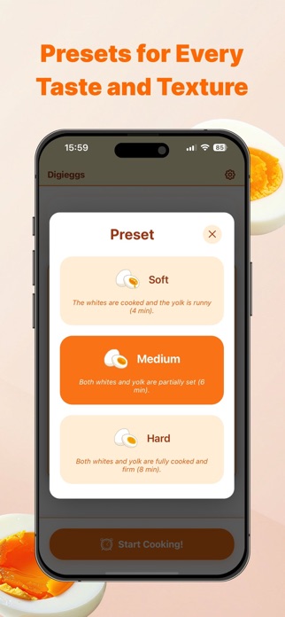 Digieggs - Boiled Egg Timer Screenshot 3 of 6