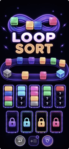 Satisfying Loop－Sort Jellies Screenshot 1 of 5