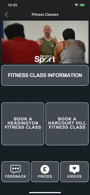 BrookesSport screenshot 2