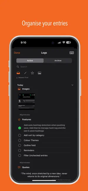 SprintNotes screenshot 4