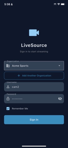 LiveSource Broadcast Screenshot 5 of 5