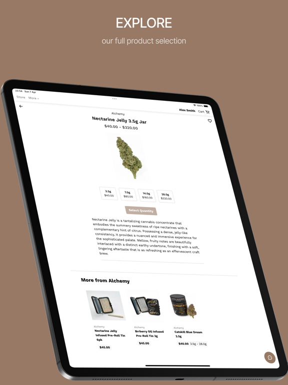 TRENDS DISPENSARY iPad screenshot